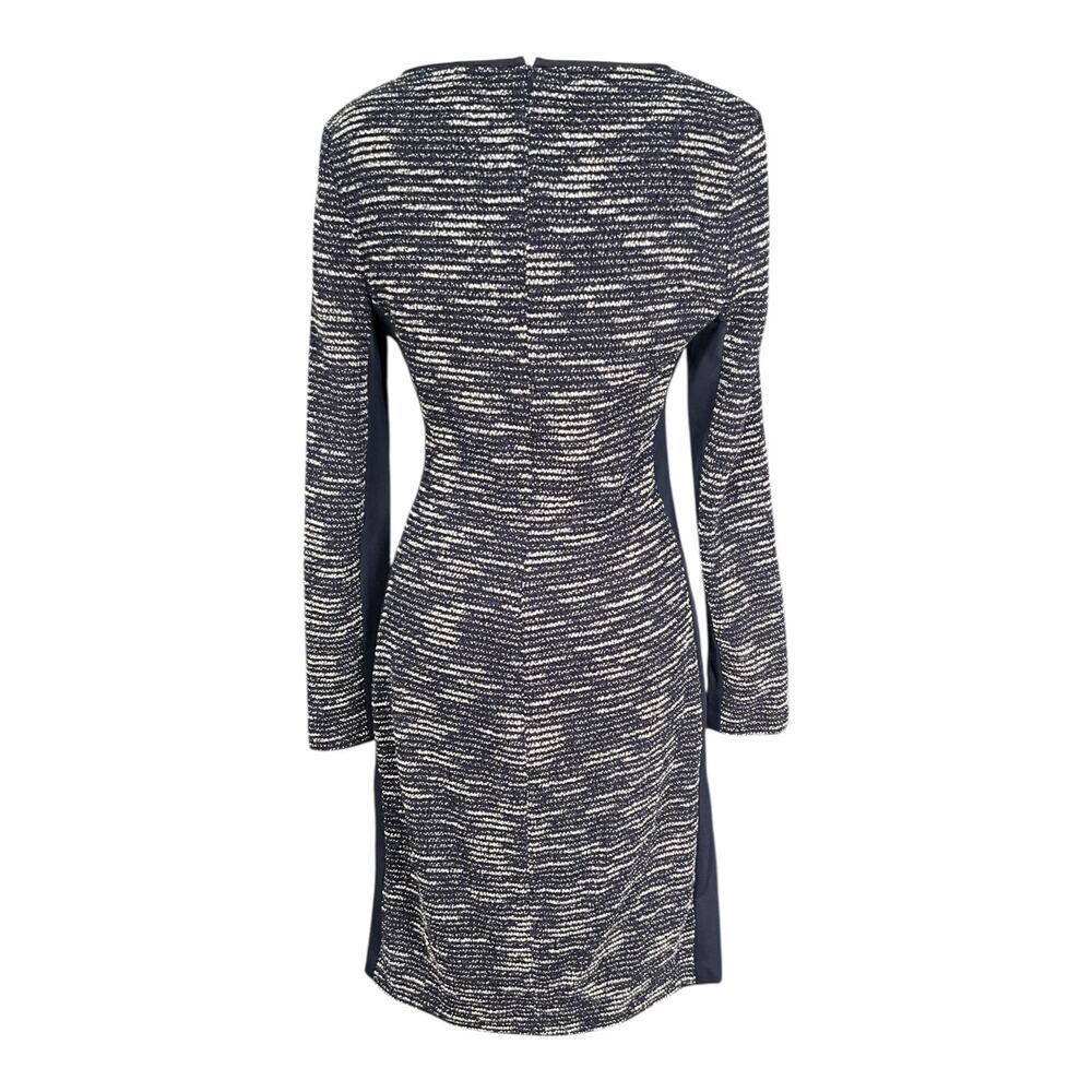 Lauren Ralph Lauren Navy Tweed Sheath Dress Size 8 NWT Long Sleeve Professional - Picture 2 of 11
